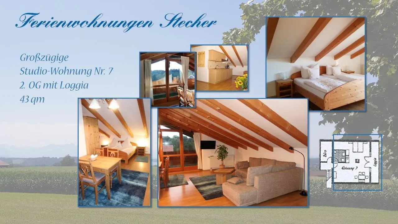 Daire Ferienwohnungen Stecher Bad Endorf Almanya